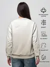 Женский свитшот / летящая сова рисунок