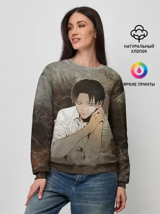 Женский свитшот / Задумчивый Леви