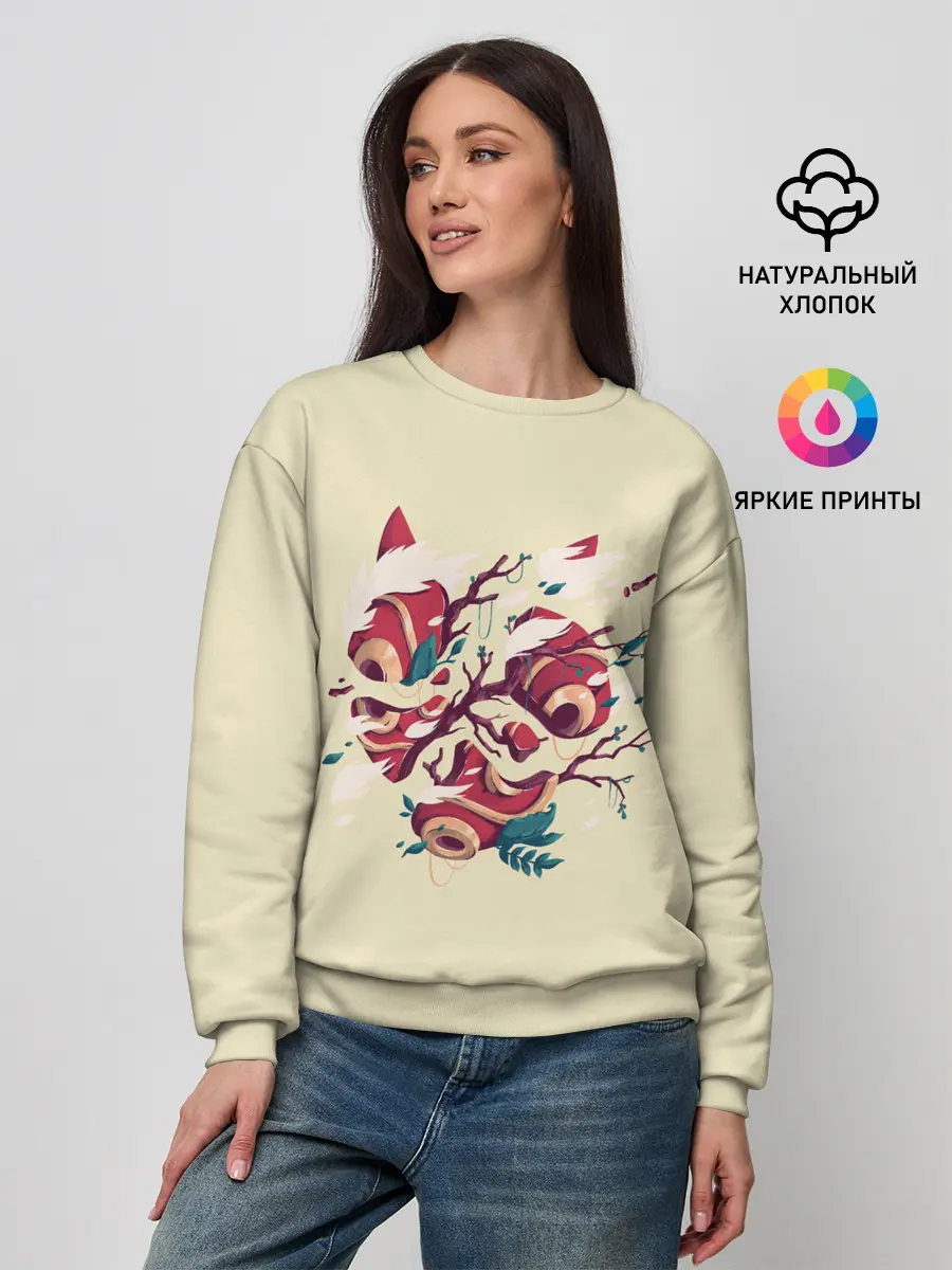 Женский свитшот / Сердце Унесенные призраками