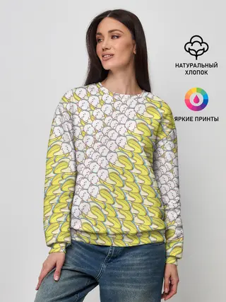 Женский свитшот / Банана-котики