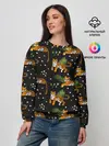 Женский свитшот / Tigers | Тигровый Паттерн
