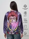 Женский свитшот / Хисока со светящейся картой в руках