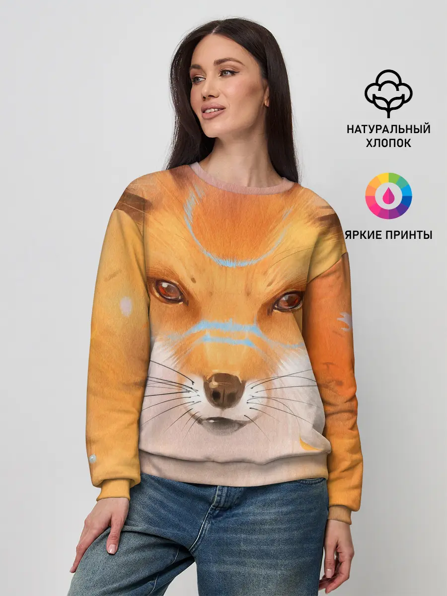 Женский свитшот / Лиса