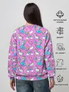 Женский свитшот / Единороги и пончики