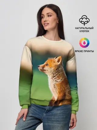Женский свитшот / Лиса