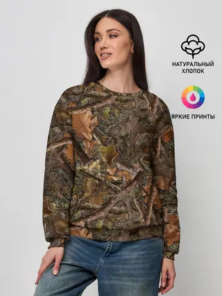 Женский свитшот / Охотничий камуфляж