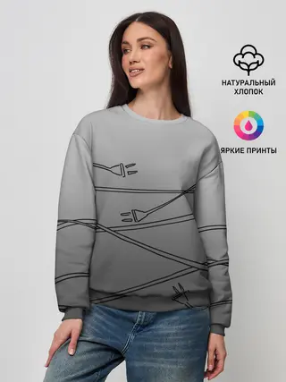 Женский свитшот / Провода