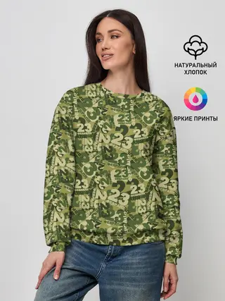 Женский свитшот / 23 февраля