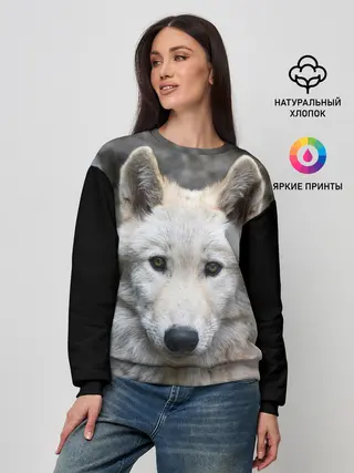 Женский свитшот / Волк