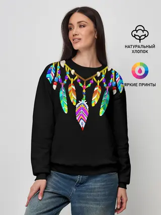 Женский свитшот / Ожерелье