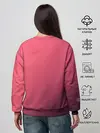 Женский свитшот / Макима на красном фоне