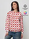 Женский свитшот / Сердечки