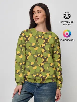 Женский свитшот / Сердечки