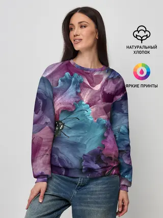 Женский свитшот / Цветы