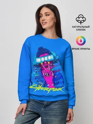 Женский свитшот / Cyberpunk 2077