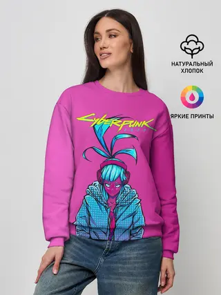 Женский свитшот / Cyberpunk 2077