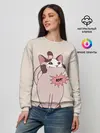 Женский свитшот / Pop Cat