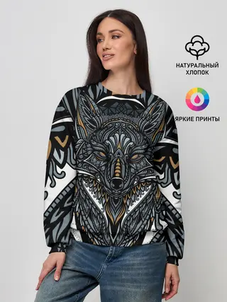 Женский свитшот / Рисунок лиса
