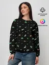 Женский свитшот / Динозаврики