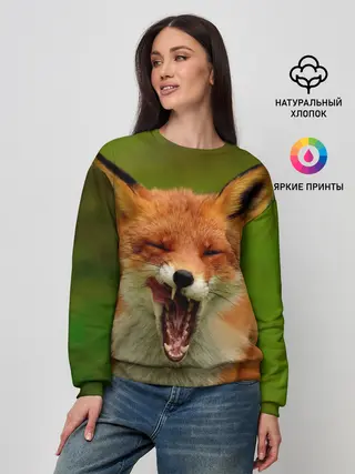 Женский свитшот / Лисица