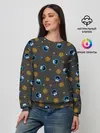 Женский свитшот / Cookie Monster