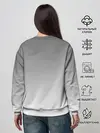 Женский свитшот / маска сова смерть череп