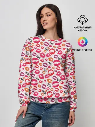 Женский свитшот / Kiss