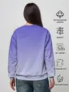 Женский свитшот / енот акварелью потеки