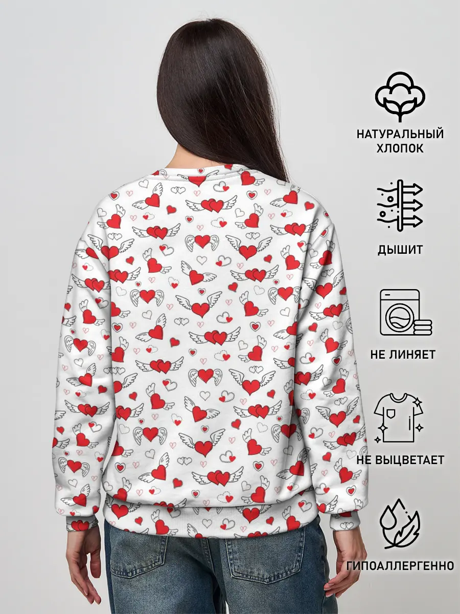 Женский свитшот / Love