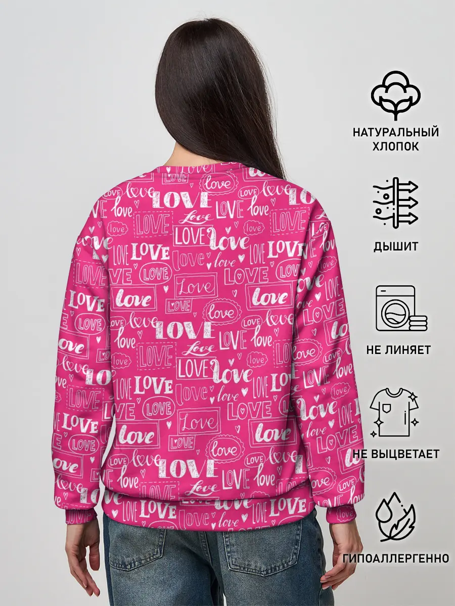 Женский свитшот / Love