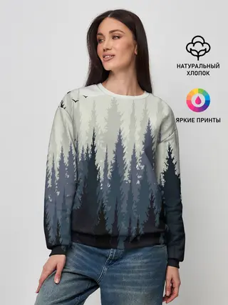 Женский свитшот / Лес
