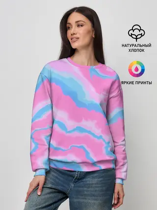 Женский свитшот / Облака