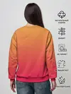 Женский свитшот / сердечко из следов собаки