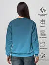 Женский свитшот / черный дух волка