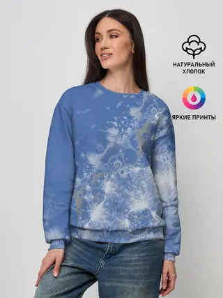 Женский свитшот / Летающие треугольники