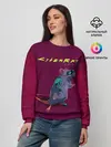 Женский свитшот / CyberRat 2077|КиберКрыс 2077