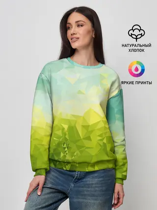 Женский свитшот / Природная Абстракция