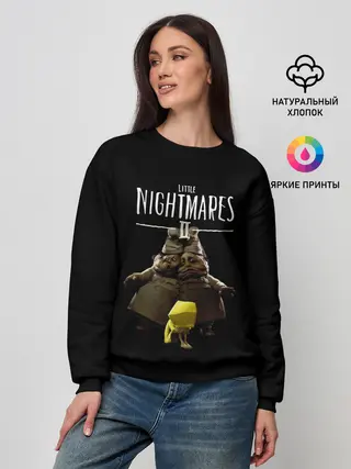 Женский свитшот / Little Nightmares 2 близнецы