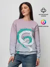 Женский свитшот / водный дракон