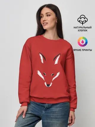 Женский свитшот / Fox minimalism