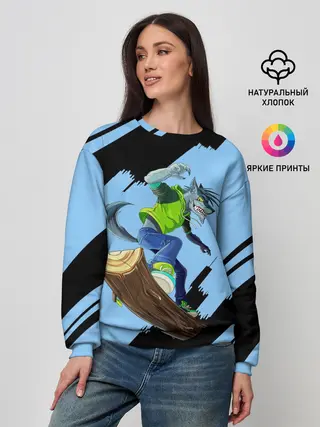 Женский свитшот / Волк