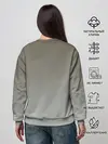 Женский свитшот / полосатый уличный кот