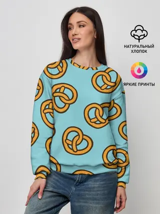 Женский свитшот / Крендели