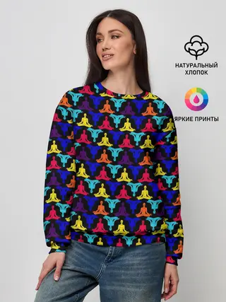 Женский свитшот / Йога