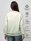 Женский свитшот / девушка кимоно зима Япония кот