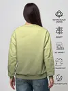 Женский свитшот / лесной волшебник акварель