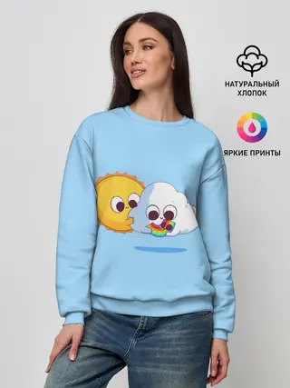 Женский свитшот / Ребёнок солнца и дождя