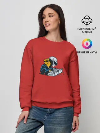 Женский свитшот / Mini Daft