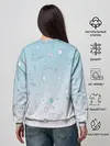 Женский свитшот / милые звездочки узор
