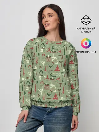 Женский свитшот / Йога